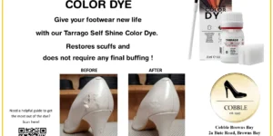 tarrago color dye, shoe dye, tarrago self shine color dye, tarrago