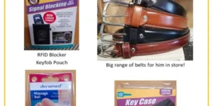 Father's day, gift ideas, rfidblocker, Italian leather belts, leather key case, deramed Massage Ball,
